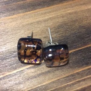 Italian glass studs